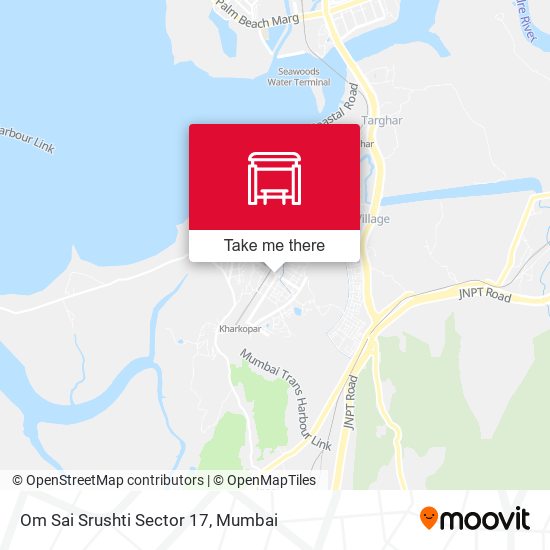 Om Sai Srushti Sector 17 map