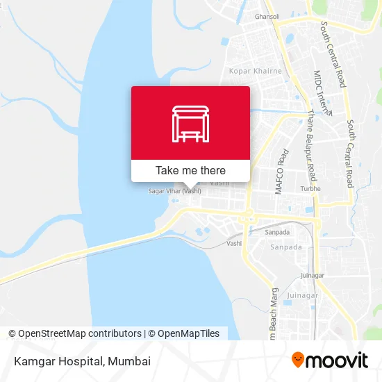 Kamgar Hospital map