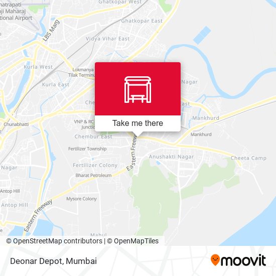 Deonar Depot map