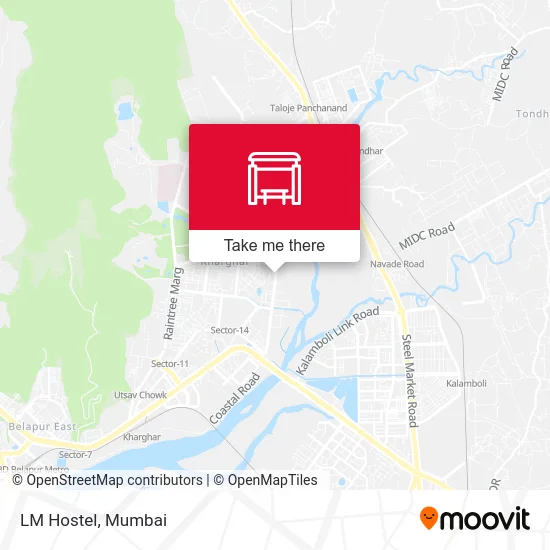 LM Hostel map