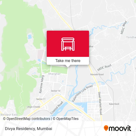 Divya Residency map