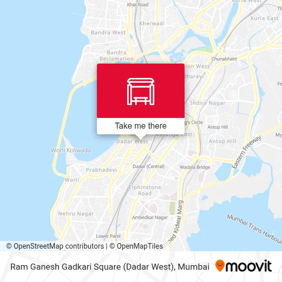 Ram Ganesh Gadkari Chowk (Dadar-W) map