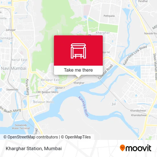 Kharghar Station map