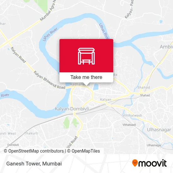 Ganesh Tower map