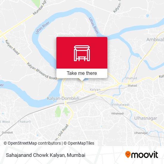 Sahajanand Chowk Kalyan map