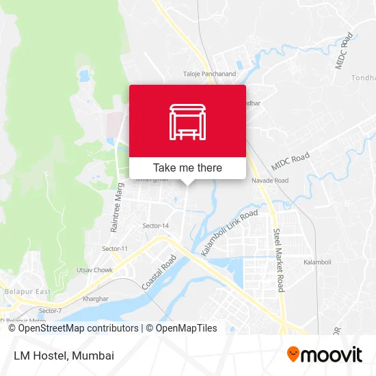 LM Hostel map