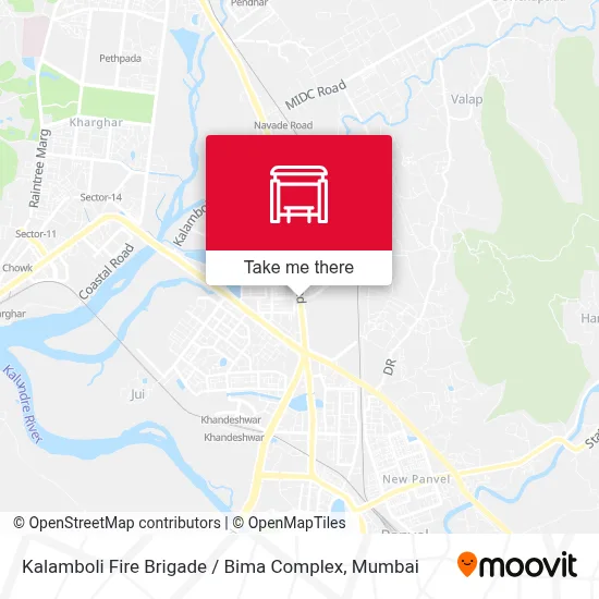 Kalamboli Fire Brigade / Bima Complex map