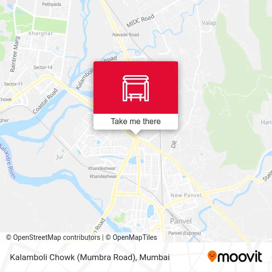 Kalamboli Chowk (Mumbra Road) map