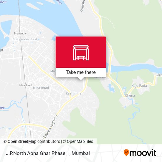 J.P.North Apna Ghar Phase 1 map