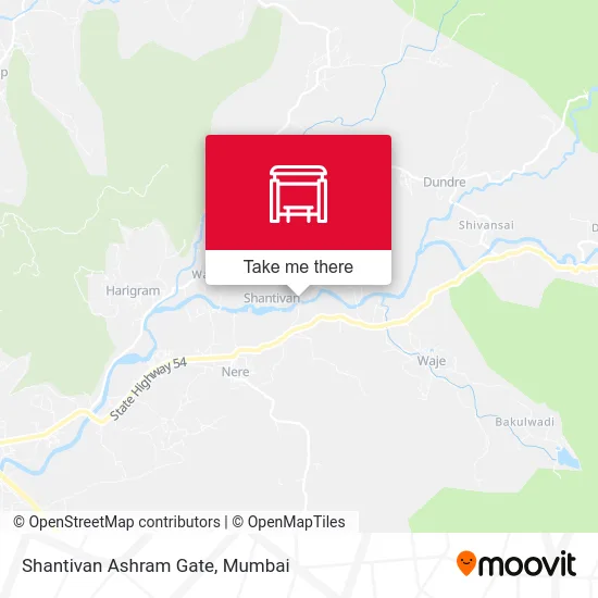 Shantivan Ashram Gate map