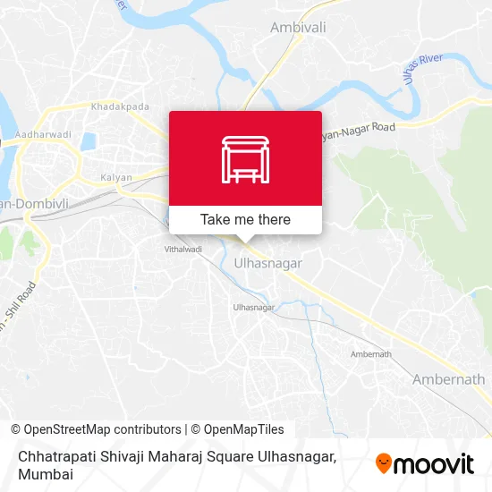 Chhatrapati Shivaji Maharaj Chowk Ulhasnagar map