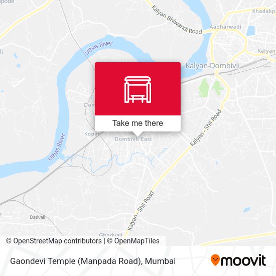 Gaondevi Temple (Manpada Road) map