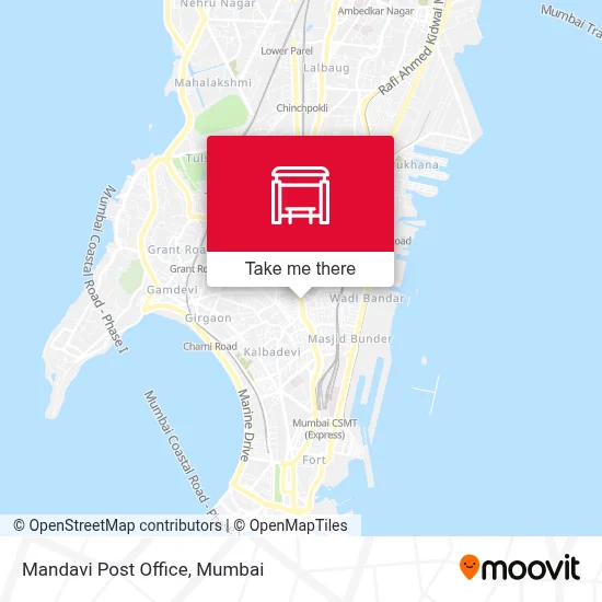 Mandavi Post Office map