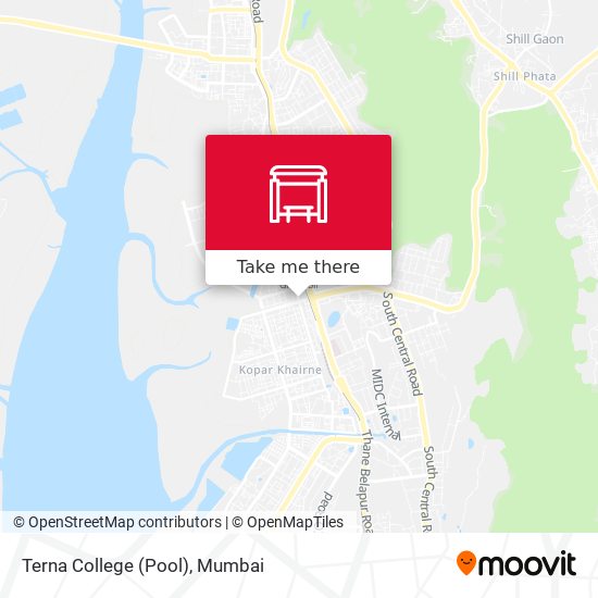 Terna College (Pool) map