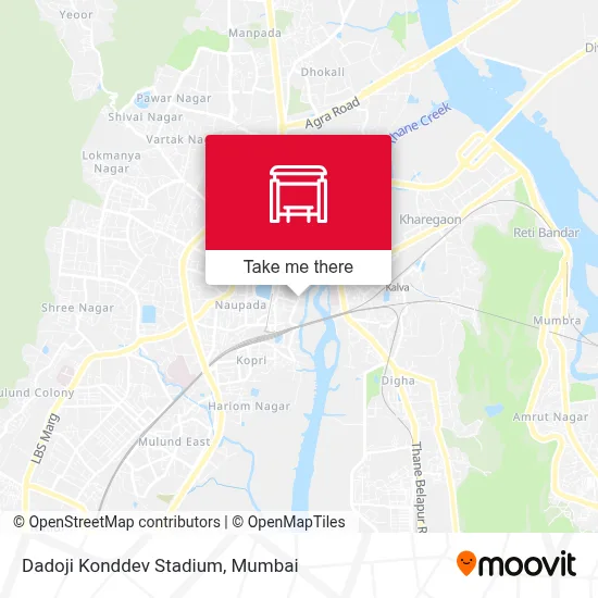 Dadoji Konddev Stadium map