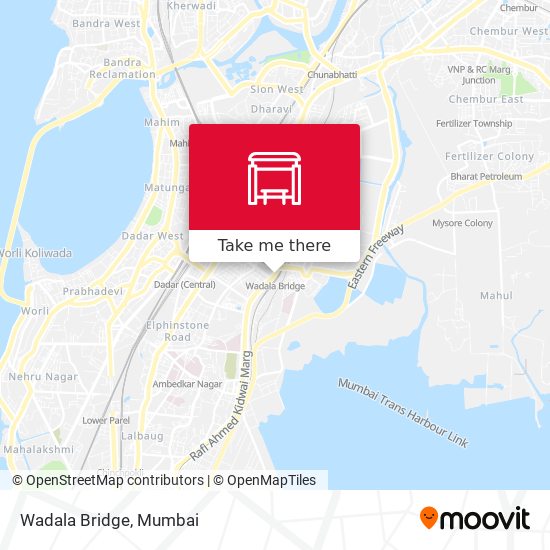 Wadala Bridge map