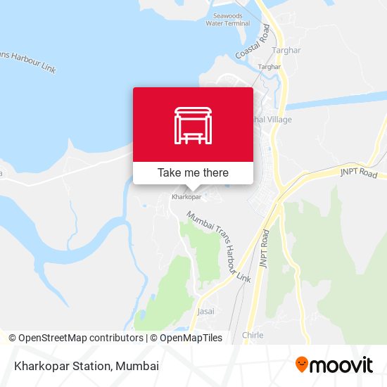 Kharkopar Railway Station map