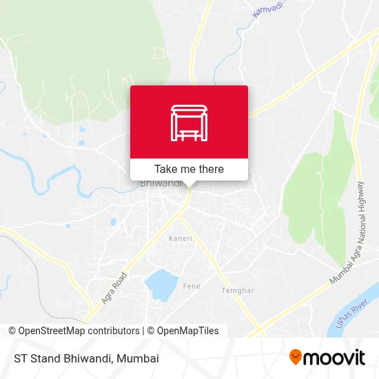 ST Stand Bhiwandi map