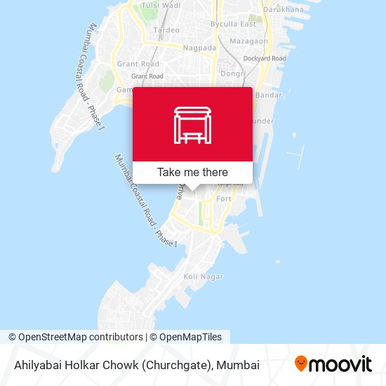 Ahilyabai Holkar Chowk (Churchgate) map