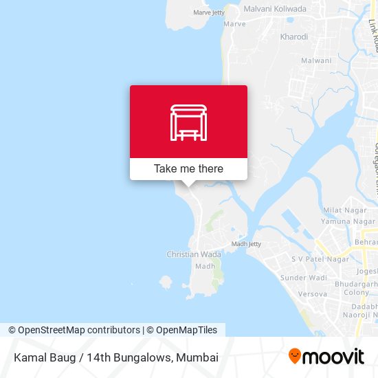 Kamal Baug / 14th Bungalows map