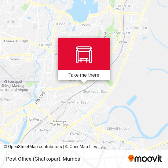 Post Office (Ghatkopar) map