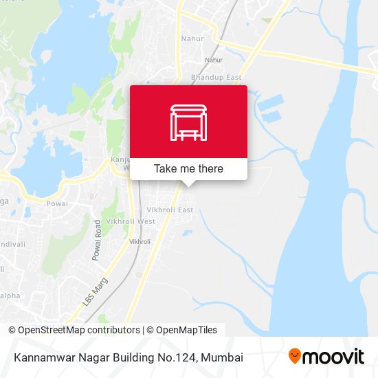 Kannamwar Nagar Building No.124 map