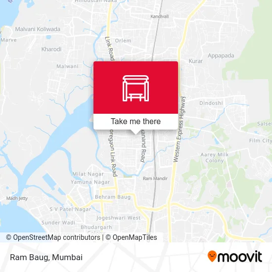 Ram Baug map