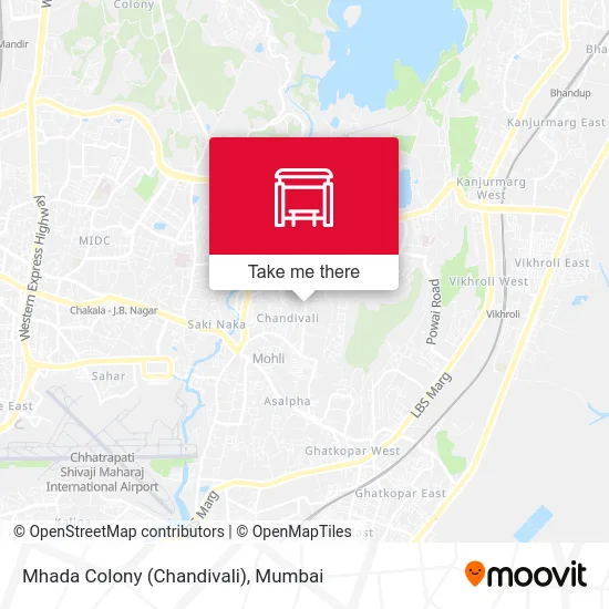 Mhada Colony (Chandivali) map