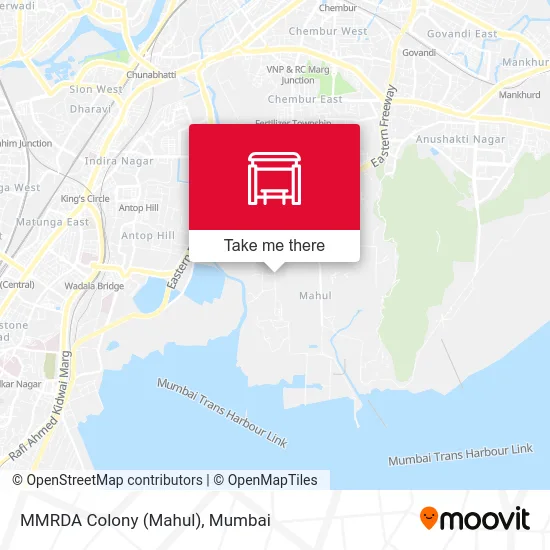 MMRDA Colony (Mahul) map