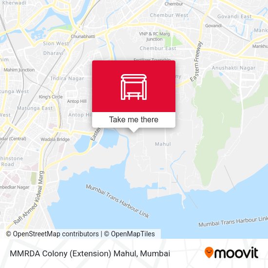 MMRDA Colony (Extension) Mahul map
