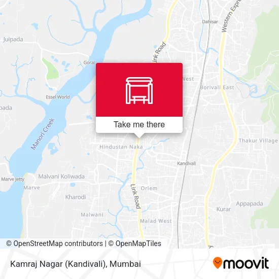 Kamraj Nagar (Kandivali) map