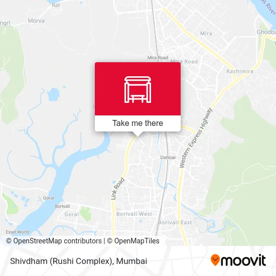 Shivdham (Rushi Complex) map