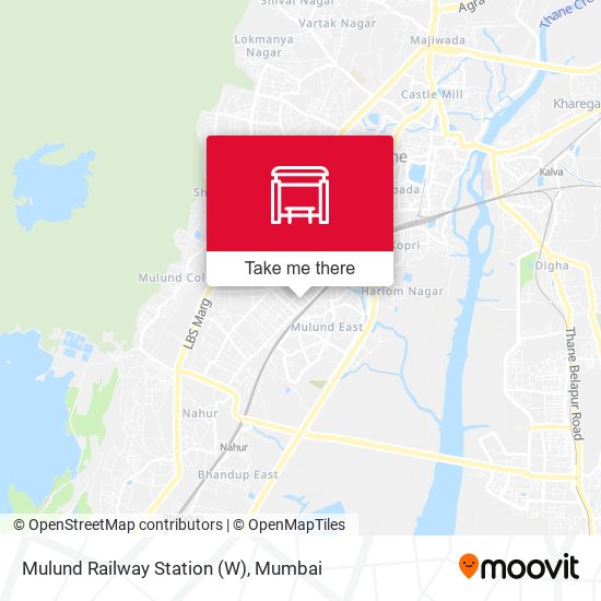 Mulund Railway Station (W) map