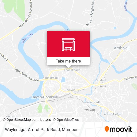 Waylenagar Amrut Park Road map