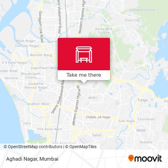 Aghadi Nagar map