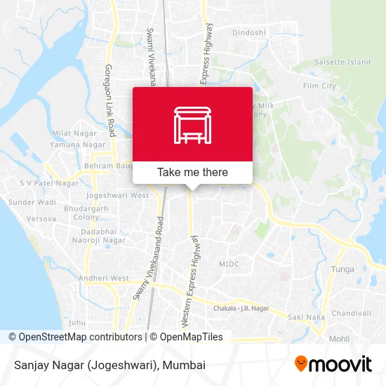 Sanjay Nagar (Jogeshwari) map