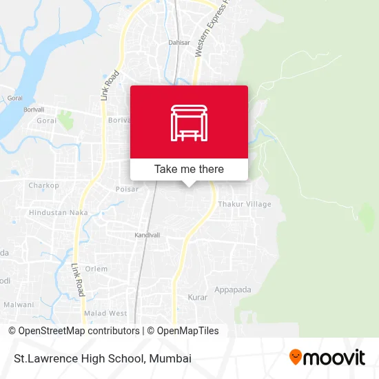 St.Lawrence High School map