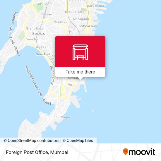 Foreign Post Office map