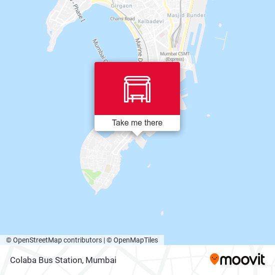 Colaba Bus Station map