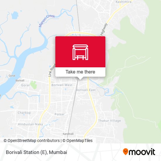 Borivali Railway Station (East) map