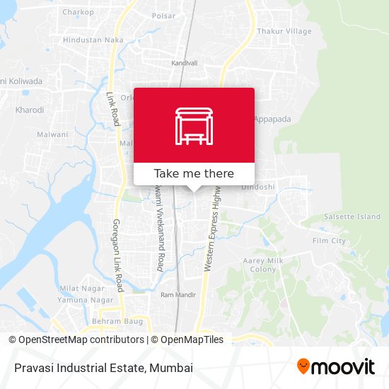 Pravasi Industrial Estate map