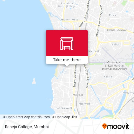 Raheja College map