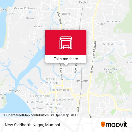 New Siddharth Nagar map