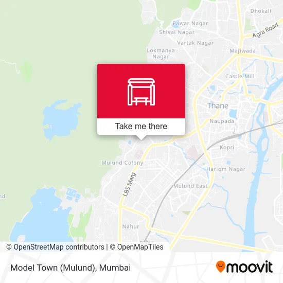 Model Town (Mulund) map
