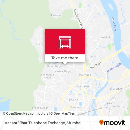 Vasant Vihar Telephone Exchange map