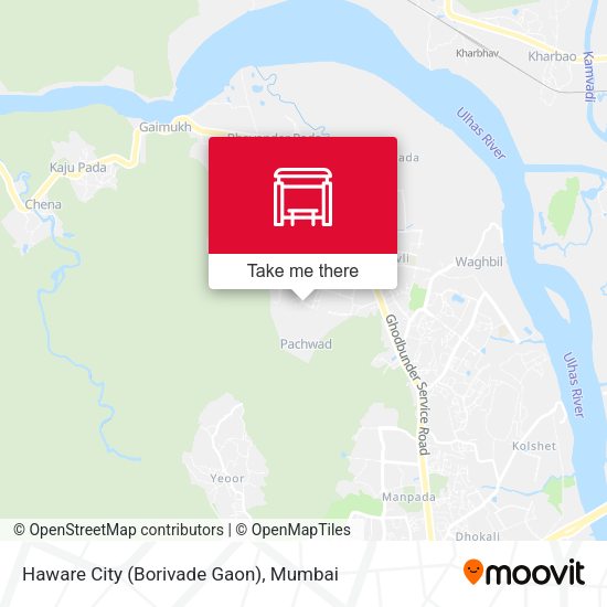 Haware City (Borivade Gaon) map