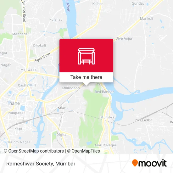 Rameshwar Society map