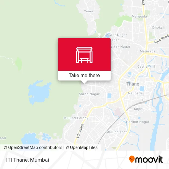 ITI Thane map