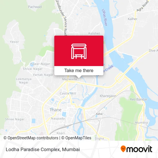 Lodha Paradise Complex map