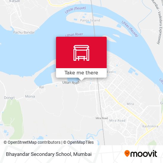 Bhayandar Secondary School map